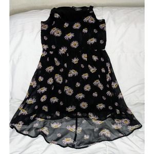 O'Neill Juniors Womens S small black floral Dress